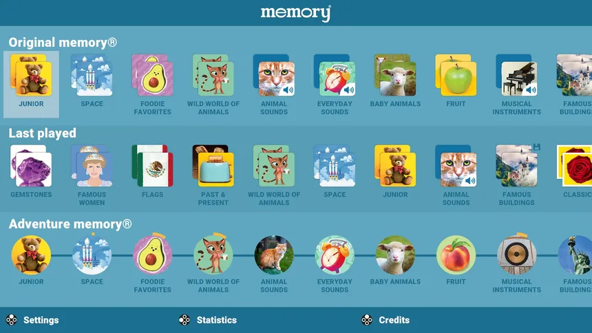 Скриншот 3 к игре memory – Оригинальная игра с поиском пар от Ravensburger