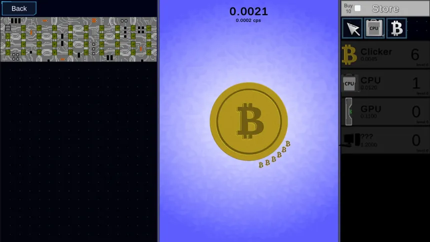 Скриншот 2 к игре Crypto Clicker
