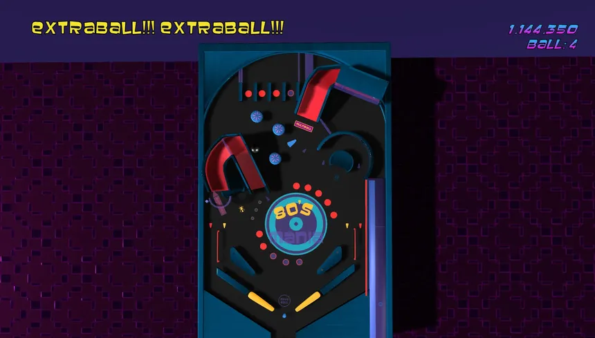 Скриншот 3 к игре 80's Mania Pinball
