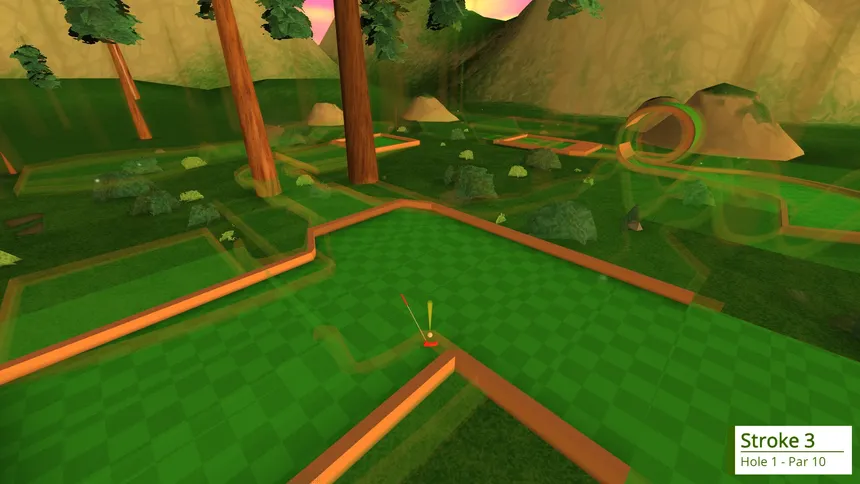 Скриншот 1 к игре 4D Golf
