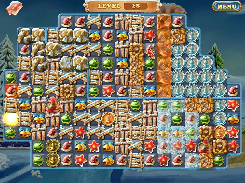 Скриншот 4 к игре Laruaville 4 Christmas Match 3 Puzzle