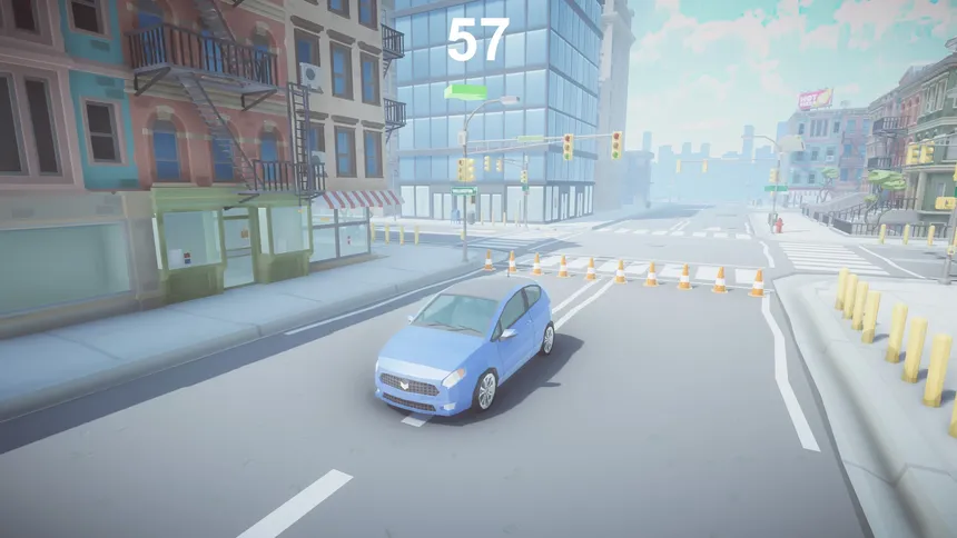 Скриншот 1 к игре Crazy City Driving