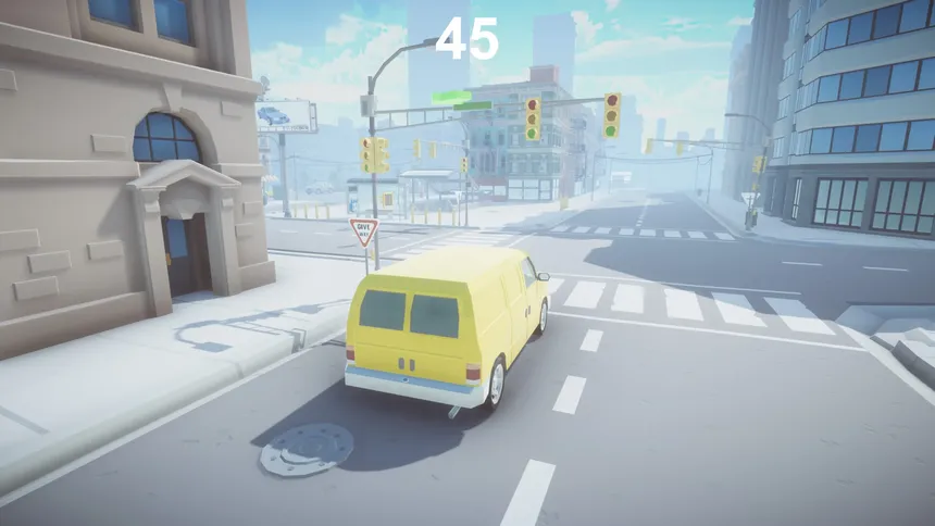 Скриншот 3 к игре Crazy City Driving