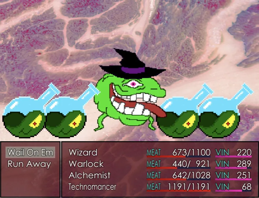 Скриншот 2 к игре Blood Wizard Odyssey
