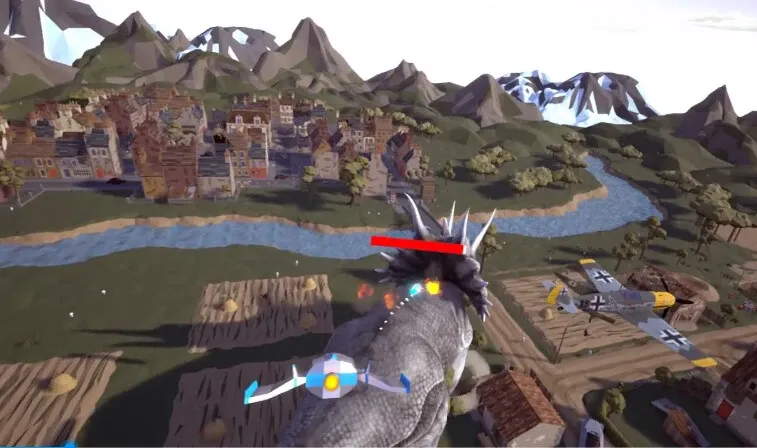 Скриншот 1 к игре VR Dinosaur Invasion