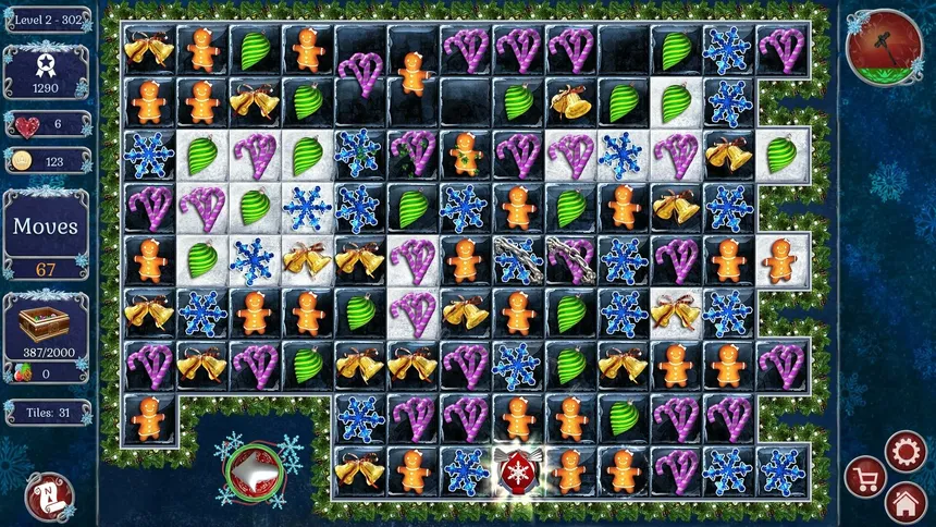 Скриншот 3 к игре Jewel Match Winter Wonderland 2 Collector's Edition