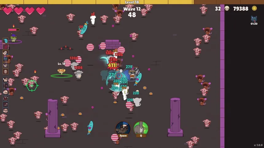 Скриншот 2 к игре Kitty Survivors: Rogues of Catmere
