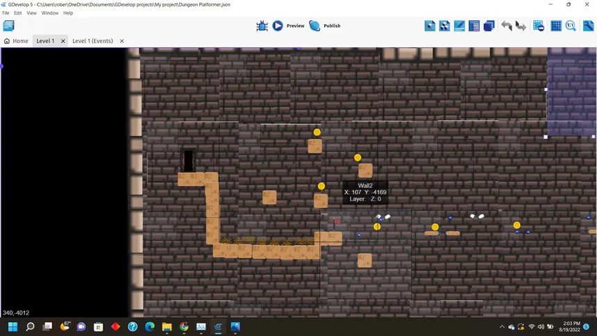 Скриншот 2 к игре Basic Platformer