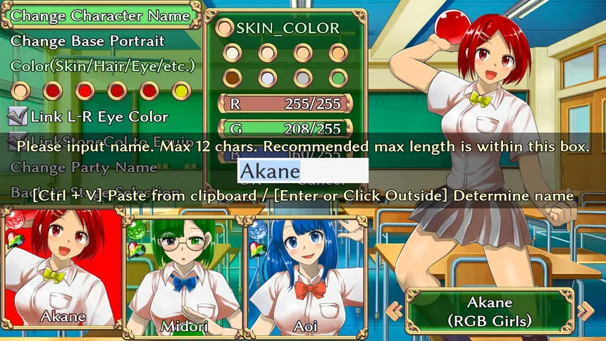 Скриншот 4 к игре Students of Light Bonds - Typing RPG with Character Creation -