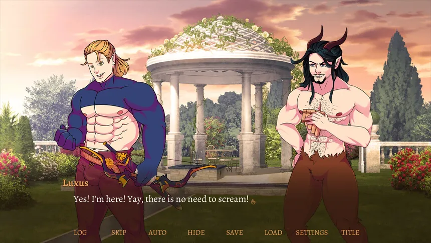 Скриншот 1 к игре Burning Secrets - A Bara Visual Novel