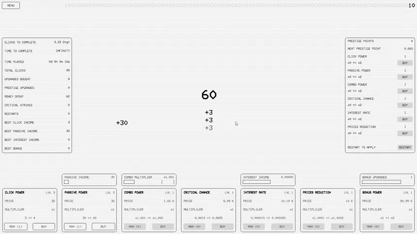 Скриншот 1 к игре The Googol Clicker