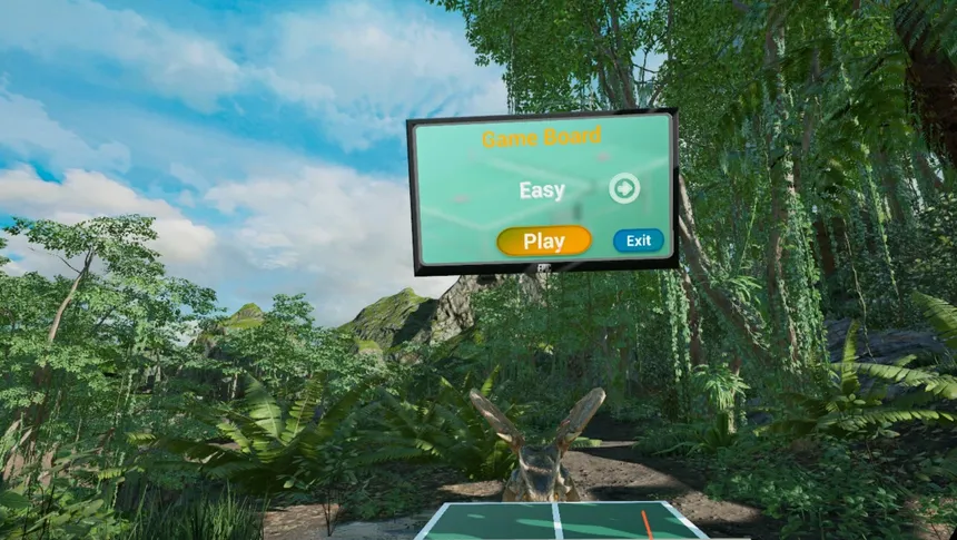 Скриншот 3 к игре VR Dinosaur Pingpong