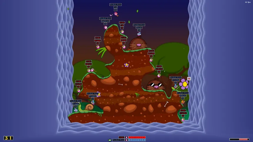 Скриншот 3 к игре Hedgewars