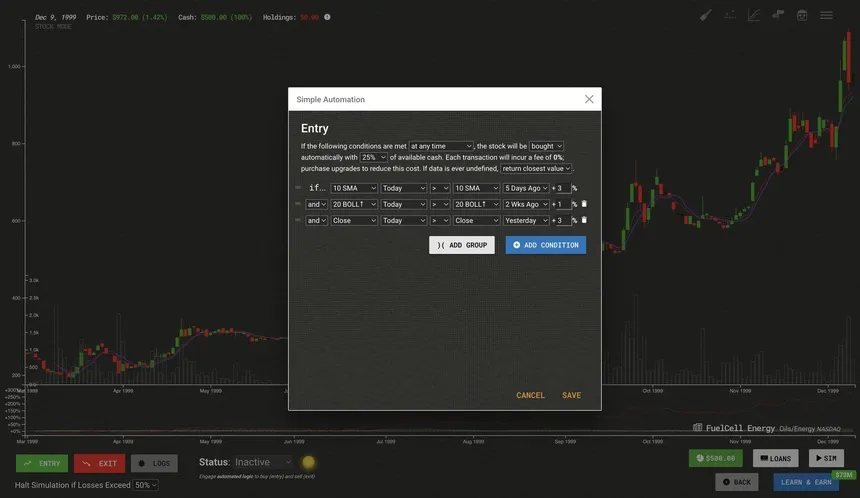 Скриншот 5 к игре Trade Bots: A Technical Analysis Simulation