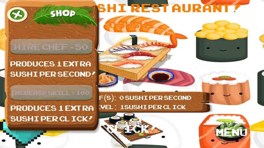 Скриншот 2 к игре Sushi Clicker