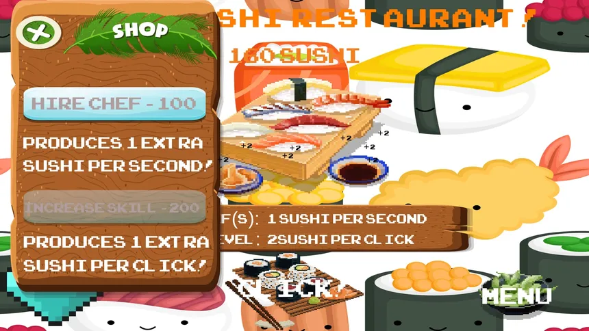 Скриншот 4 к игре Sushi Clicker