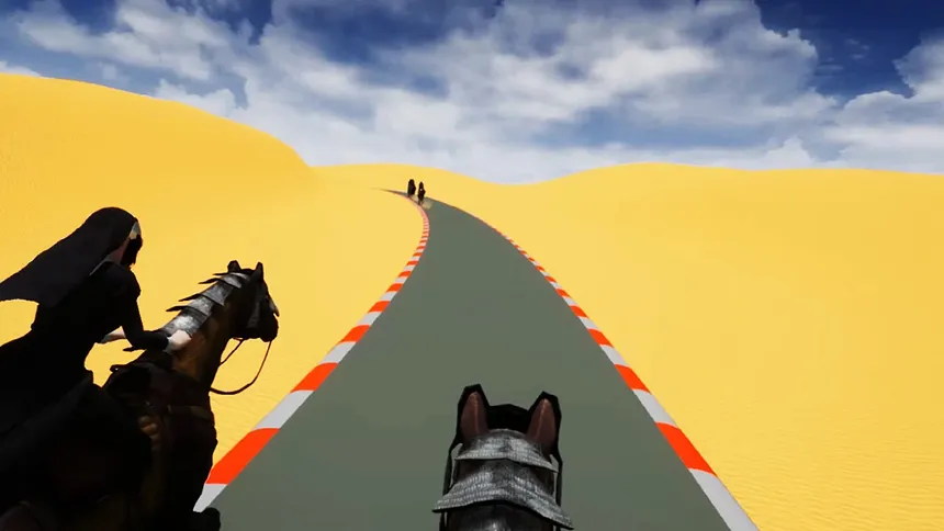 Скриншот 4 к игре VR Hourse Racing Sweetie