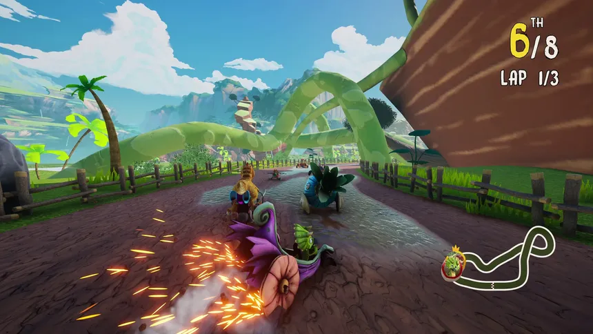 Скриншот 4 к игре Gigantosaurus: Dino Kart