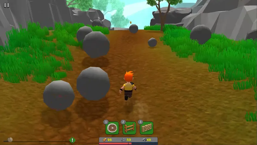 Скриншот 3 к игре Boulder Escape