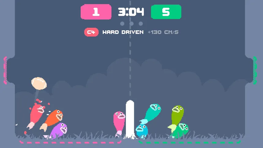Скриншот 1 к игре Fish Volleyball