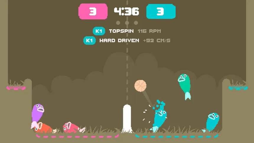 Скриншот 2 к игре Fish Volleyball