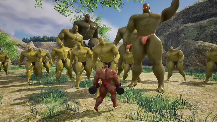 Скриншот 3 к игре MUSCLE GIANTS