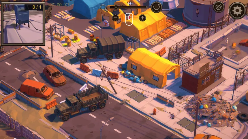 Скриншот 2 к игре Hidden  Post-Apocalyptic 3  Top-Down 3D