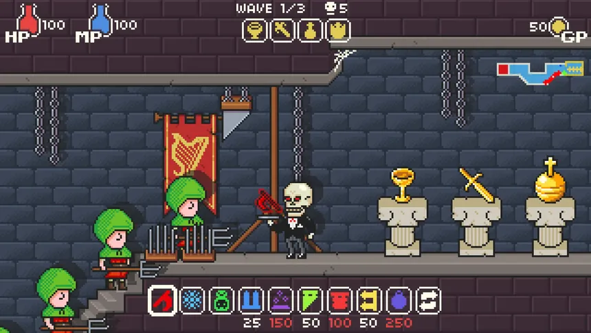 Скриншот 1 к игре Super Skeleton Butler