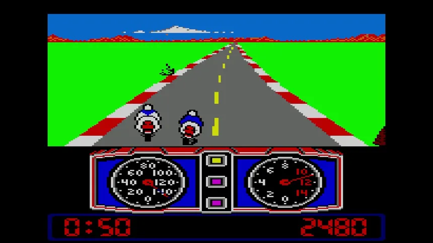 Скриншот 3 к игре Super Cycle (C64/CPC/Spectrum)