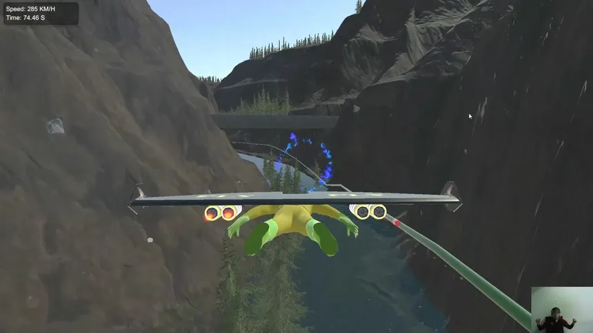 Скриншот 1 к игре 我是翼装人(Wingsuit Hero)