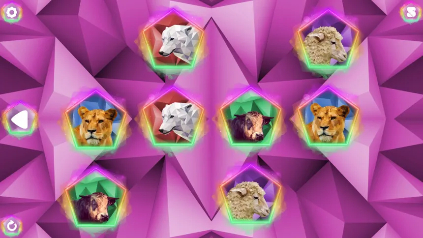 Скриншот 3 к игре Poly Memory: Animals