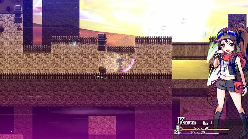 Скриншот 1 к игре AbsentedAge2:アブセンテッドエイジ２ ～亡霊少女のローグライクアクションSRPG -依代の章-