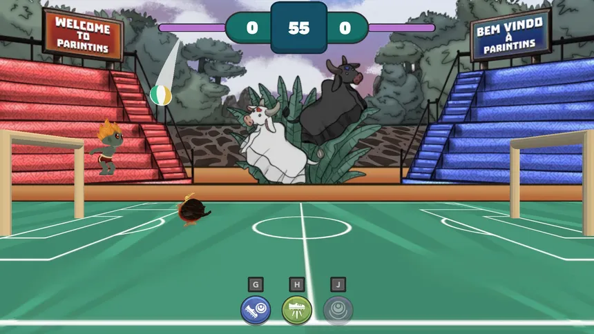 Скриншот 4 к игре Lendas do Pebol: Mythic Football