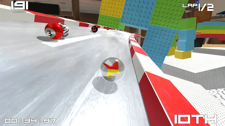 Скриншот 1 к игре Marble Ball Racing 2022