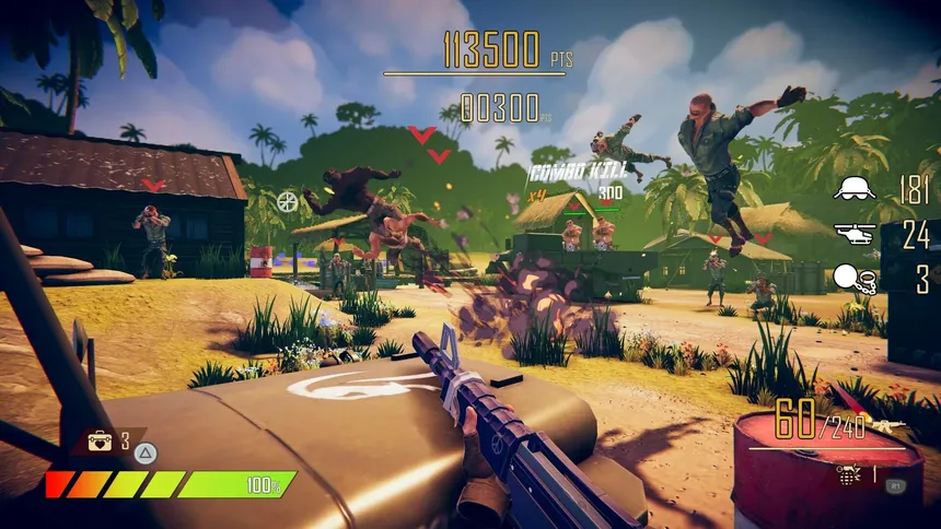 Скриншот 3 к игре Operation Wolf Returns: First Mission VR