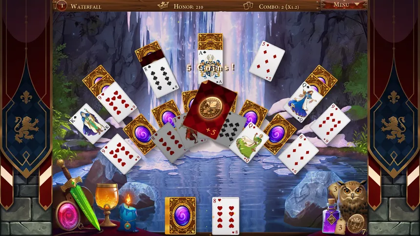 Скриншот 2 к игре Medieval Tales Solitaire