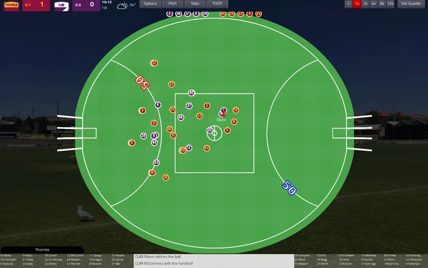 Скриншот 1 к игре Australian Football Coach 2023-24