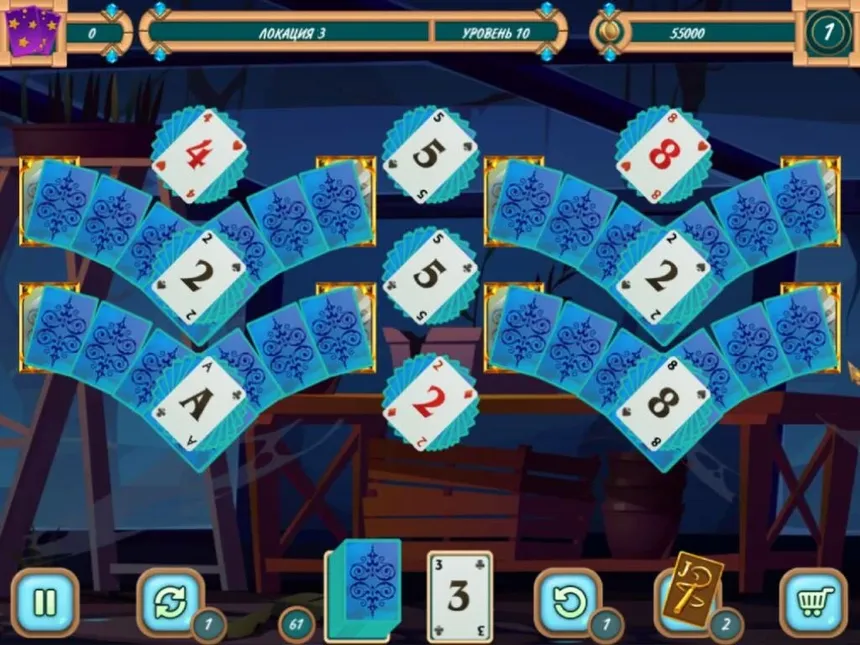 Скриншот 3 к игре Sweet Solitaire. School Witch 3
