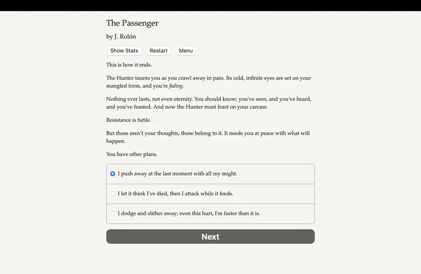 Скриншот 6 к игре The Passenger