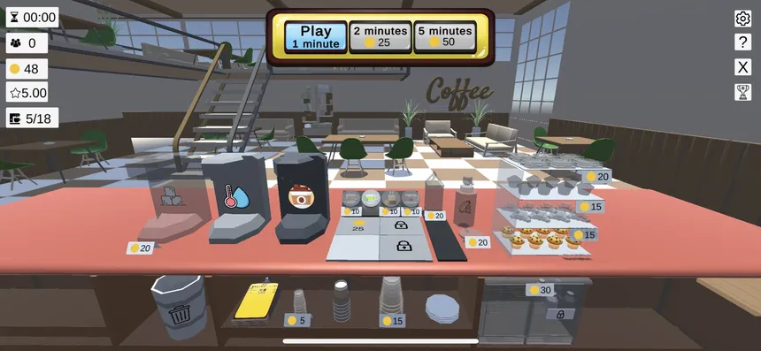 Скриншот 3 к игре Lost Abroad Café: A Language Learning Management Sim