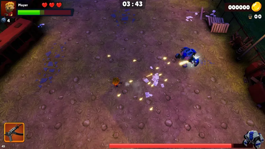 Скриншот 1 к игре Gunslinger Top down shooter