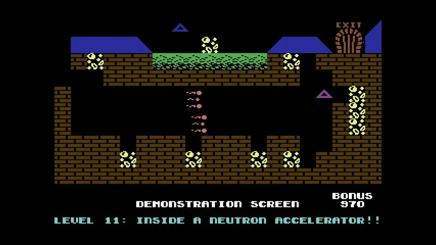 Скриншот 3 к игре Mutant Monty (C64/CPC/Spectrum)