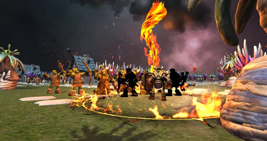 Скриншот 1 к игре Crowd Medieval City War