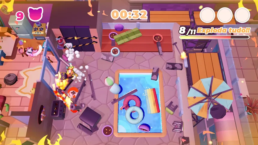 Скриншот 1 к игре Neko Neko Rampage