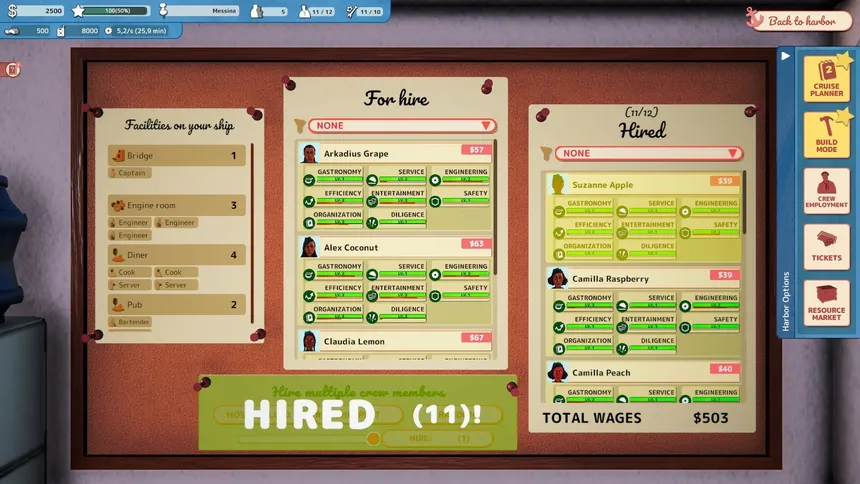 Скриншот 3 к игре Cruise Ship Manager: Prologue - Maiden Voyage