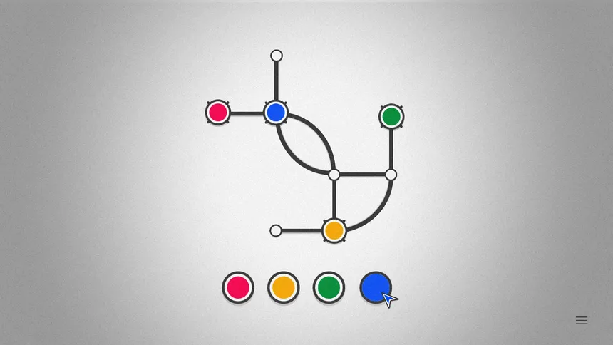 Скриншот 2 к игре Colorful Dotlines