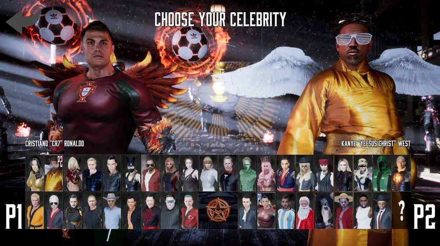 Скриншот 2 к игре Celebrity Kombat