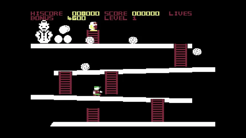 Скриншот 1 к игре Eskimo Eddie (C64/Spectrum)