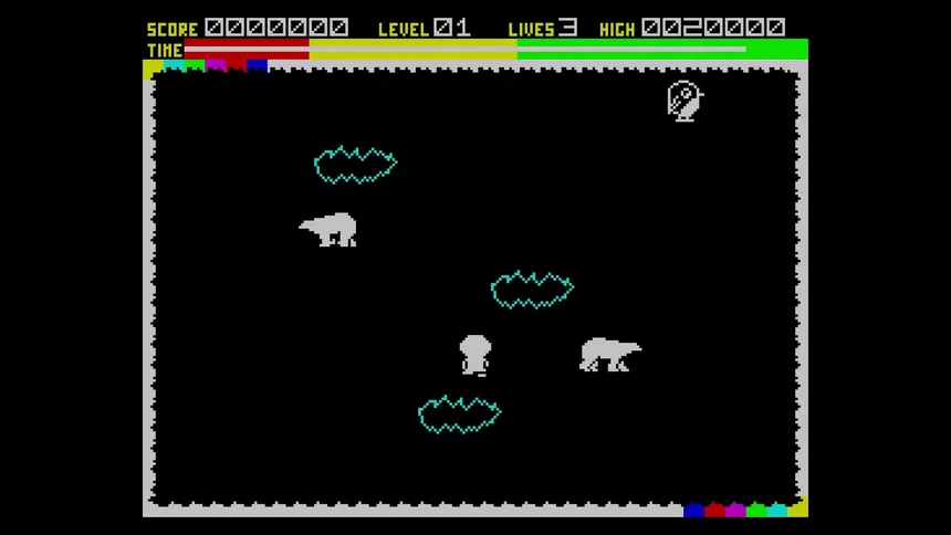 Скриншот 3 к игре Eskimo Eddie (C64/Spectrum)