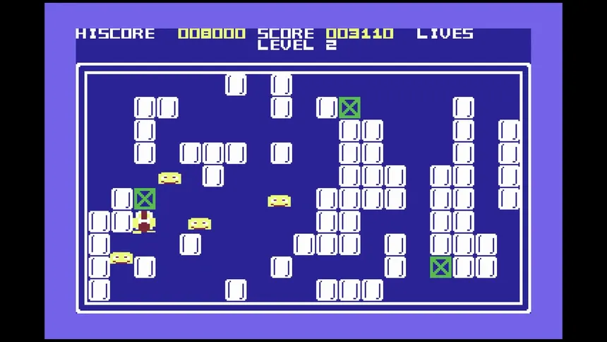 Скриншот 4 к игре Eskimo Eddie (C64/Spectrum)